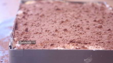 Рецепт тирамису с апельсиновым джемом и горьким шоколадом