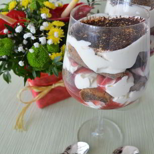 Рецепт Тирамису с малиновым сиропом