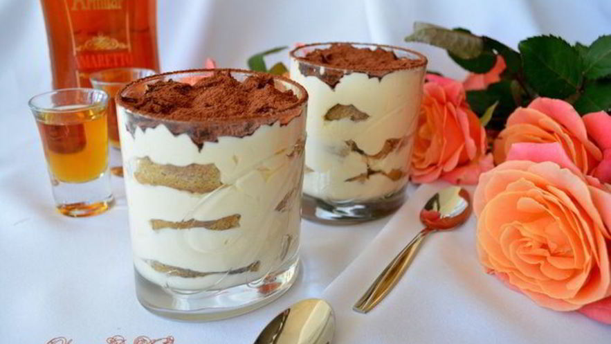 Рецепт тирамису со вкусом амаретто
