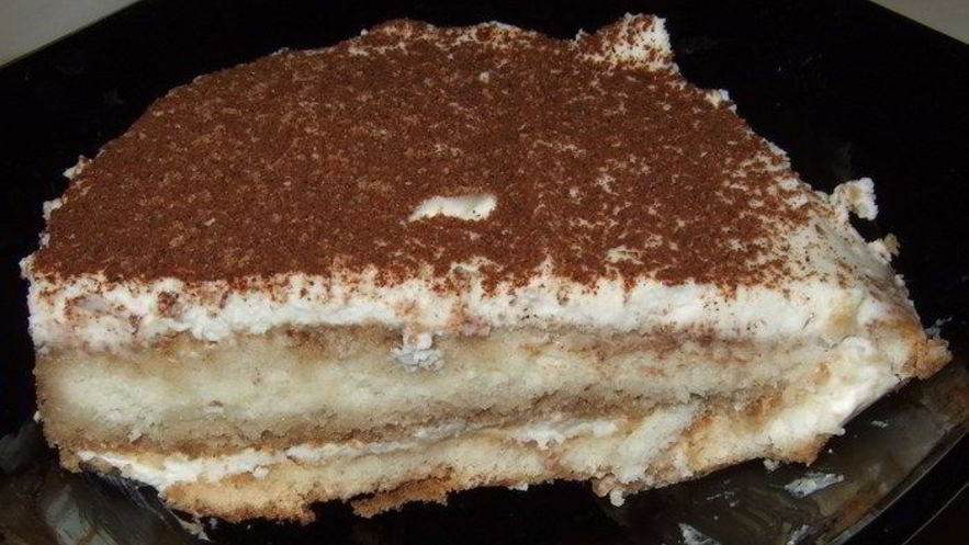 Рецепт тирамису со взбитыми сливками