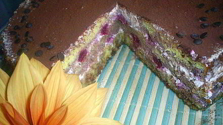 Рецепт творожного торта-десерта с пьяными вишнями в стиле тирамису