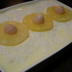 Рецепт Экзотического тирамису с личи, ананасом и кокосом