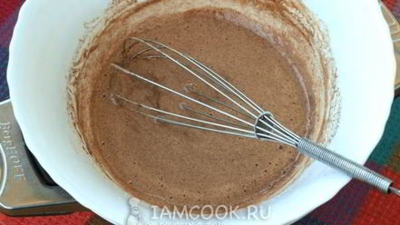 Рецепт творожно-шоколадного десерт с вишней