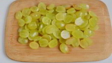 Рецепт виноградна-йогуртового желе