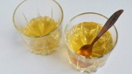 Рецепт виноградна-йогуртового желе