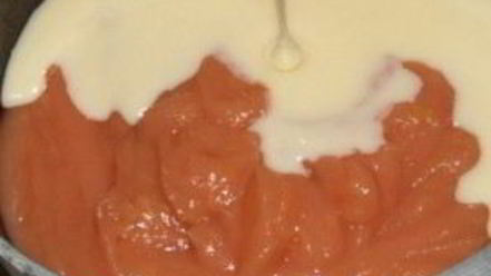 Рецепт яблочного пюре со сливками