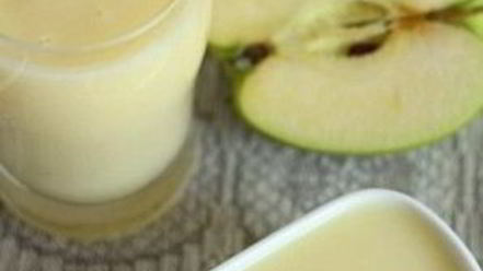 Рецепт яблочного пюре со сливками