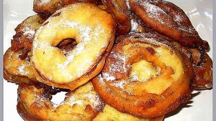 Рецепт яблок в кляре