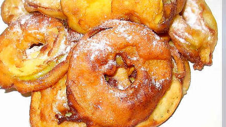 Рецепт яблок в кляре