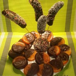 Рецепт Замороженных бананов в шоколаде вместо мороженого