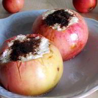 Рецепт Запеченых яблок с творогом