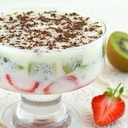 Рецепт Фруктов в зефирном креме