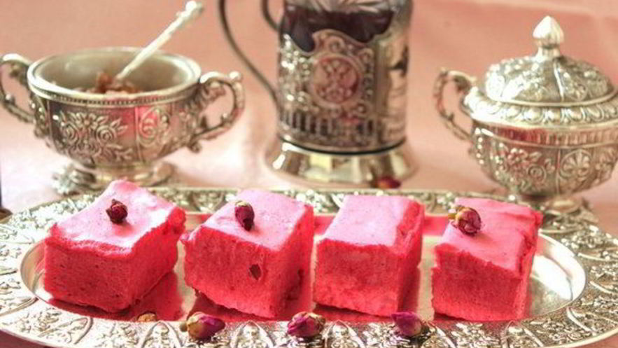 Рецепт малинового зефира к чаю