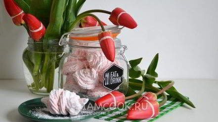 Рецепт зефира на желатине