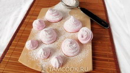 Рецепт зефира с калиной