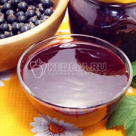 Рецепт Желе из черной смородины