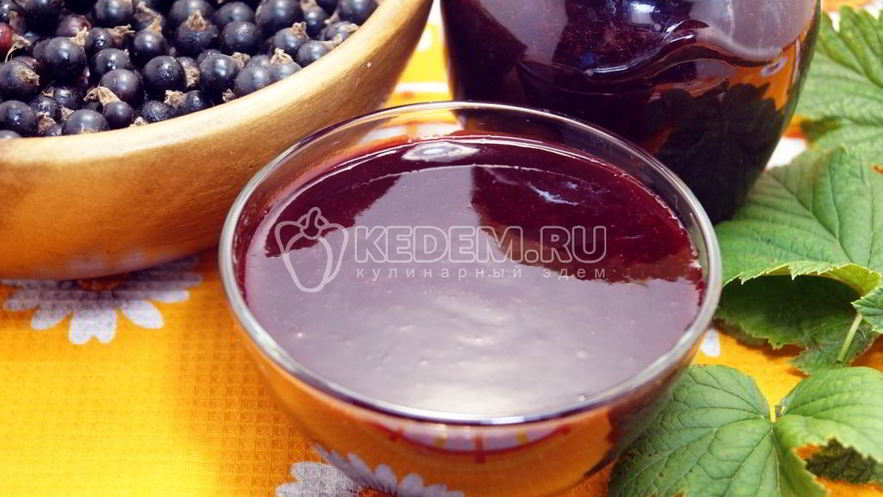 Рецепт желе из черной смородины