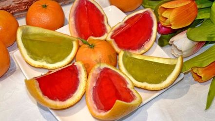 Рецепт желе в апельсине