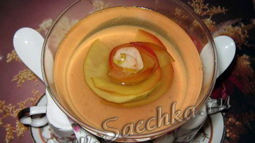 Рецепт желе зимние розочки