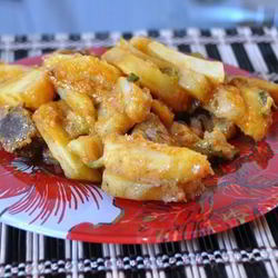 Рецепт Азу из говядины с картошкой и солеными огурцами