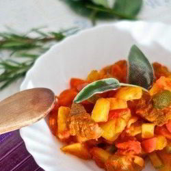 Рецепт Азу из говядины с огурцами