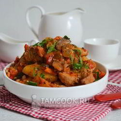 Рецепт Азу из индейки в мультиварке