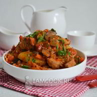 Рецепт Азу из индейки в мультиварке