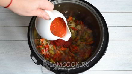 Рецепт азу из индейки в мультиварке