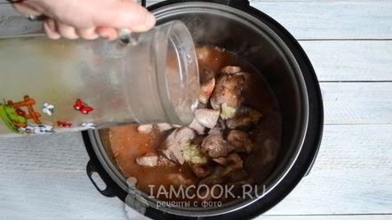 Рецепт азу из индейки в мультиварке