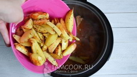 Рецепт азу из индейки в мультиварке