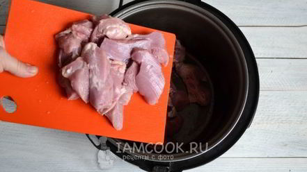 Рецепт азу из индейки в мультиварке