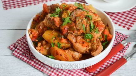 Рецепт азу из индейки в мультиварке