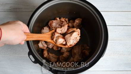 Рецепт азу из индейки в мультиварке