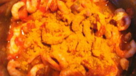 Рецепт азу из креветок с тофу и пикантным гарниром