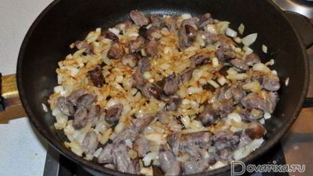 Рецепт азу из куриных потрошков