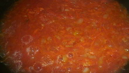 Рецепт азу из куриных желудков и вешенок