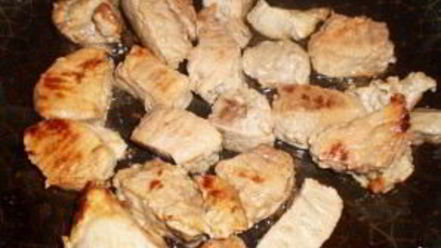 Рецепт азу из свинины с подливкой