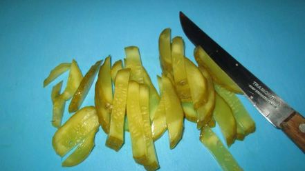 Рецепт азу из свинины с солеными огурцами