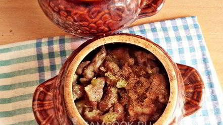 Рецепт азу по-татарски в горшочках