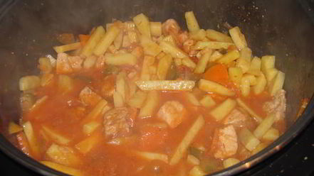 Рецепт азу по-татарски в мультиварке