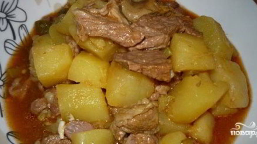 Рецепт азу с картошкой в мультиварке