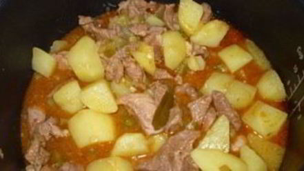 Рецепт азу с картошкой в мультиварке