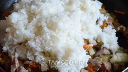 Рецепт азу с рисом