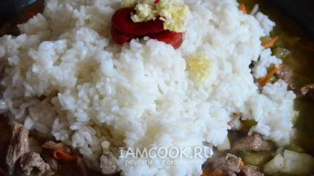 Рецепт азу с рисом