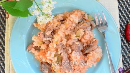 Рецепт азу с рисом