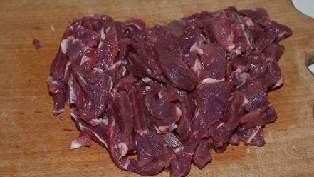 Рецепт азу с солеными огурцами и с картошкой