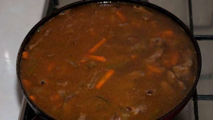 Рецепт азу с солеными огурцами и с картошкой