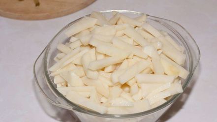 Рецепт азу с солеными огурцами и с картошкой