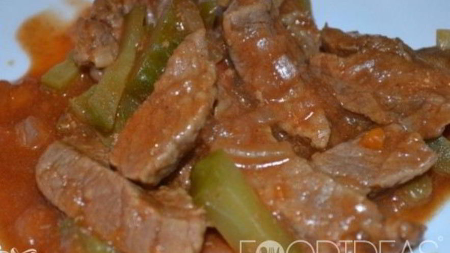 Рецепт азу с солеными огурцами