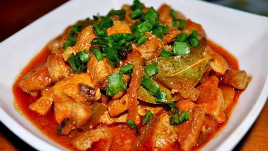 Рецепт классического азу из свинины